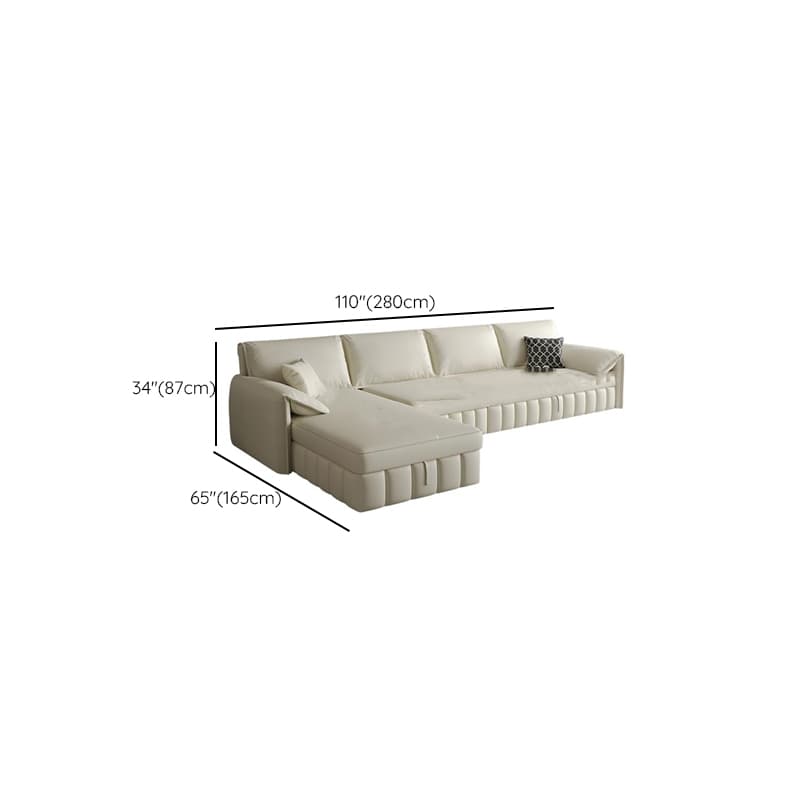 L-Shape/Straight Left Hand Facing/Horizontal Sofa Recliner/Convertible Sofa with Under-seat-storage - image 11