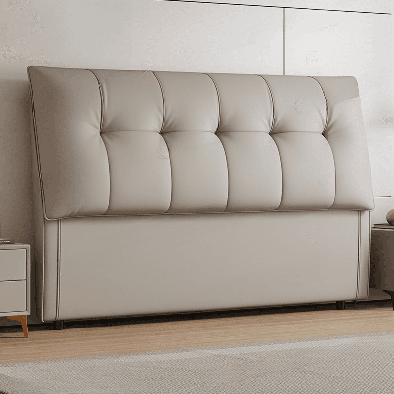 Trendy Panel Headboard with No Distressing, Piled Tufted Rectangle Design for King/Queen/Full Bed, Featuring Sponge Upholstery and Standard Height - image 5