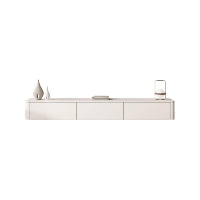 Ivory Rectangular Wall-supported TV Stand with 6 Drawers/5 Drawers - image 18