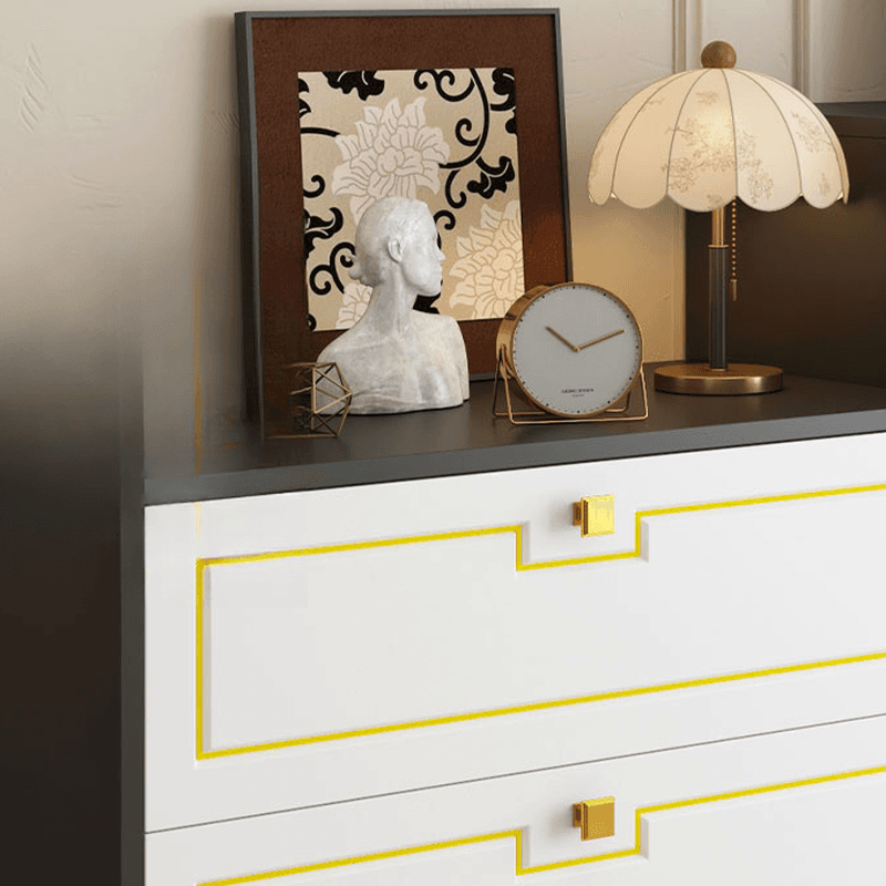 Casual Metal Bachelor Chest/Console Dresser/Semainier with 6/5/4 Drawers in Horizontal/Vertical Orientation - image 12