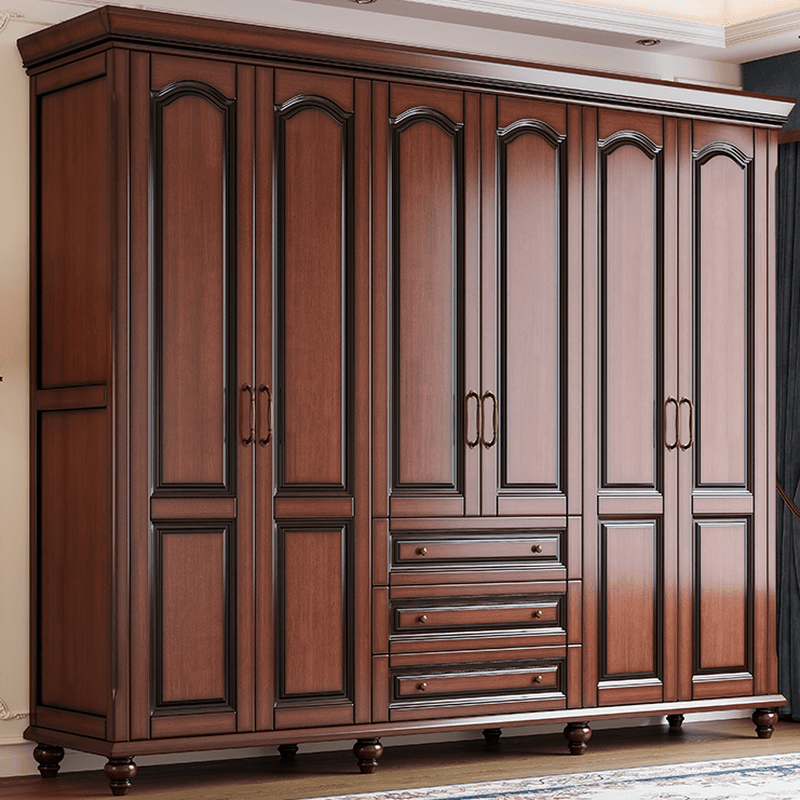 Standalone Wood Armoire Cabinet with Hinged Soft Close Door, Soft Close Drawer & Interior Shelves - image 4