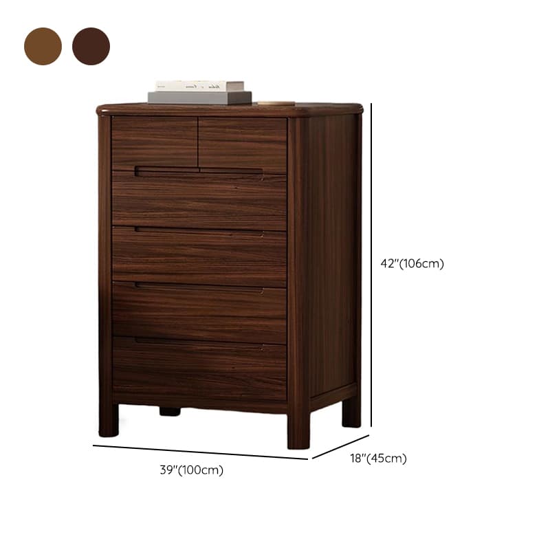 Art Deco Drawer Storage Nightstand with 6 Drawers/5 Drawers/9 Drawers and Lumber Tabletop - image 9