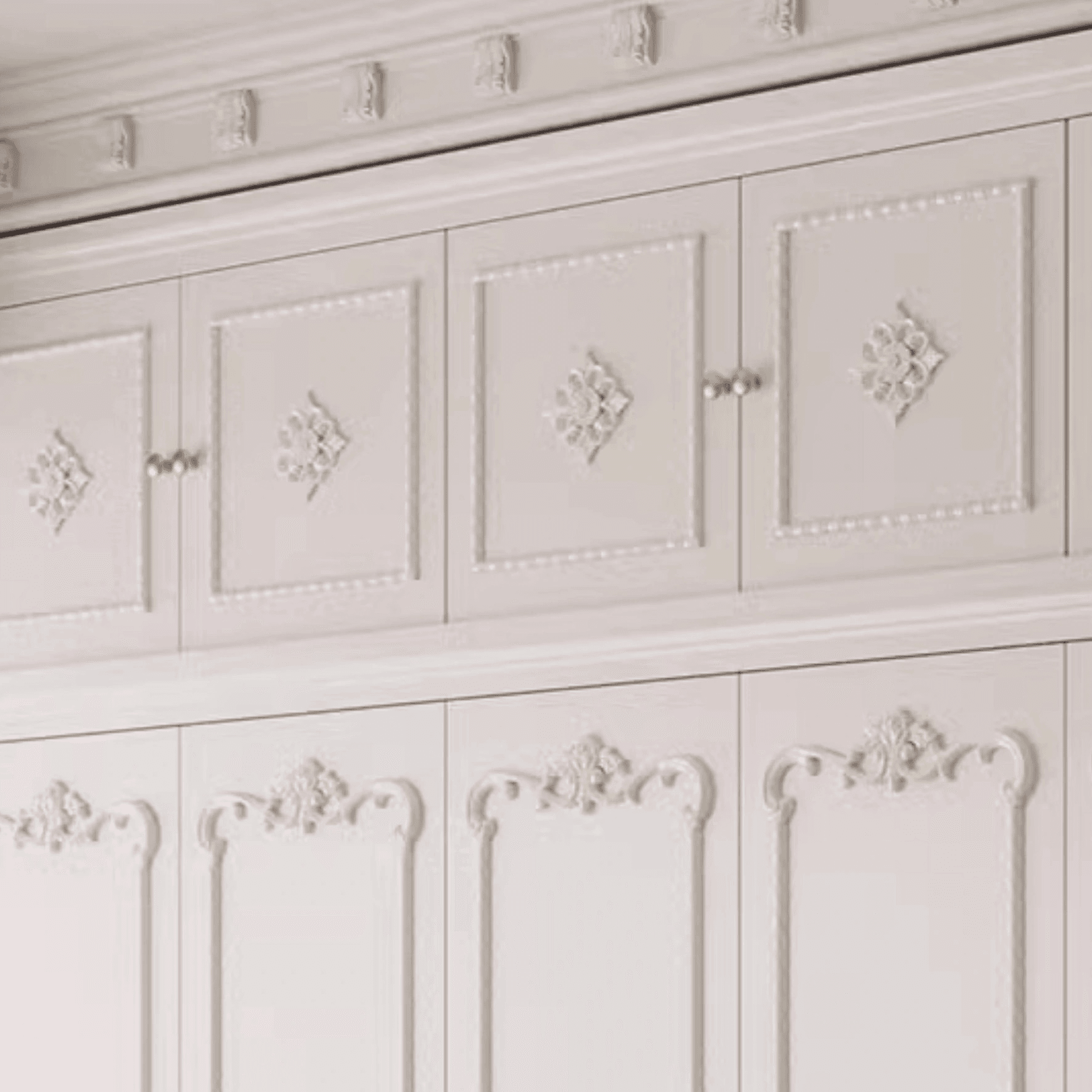 White Simple Timber Wardrobe Closet Soft Close Drawer Soft Close Door Interior Shelves - image 6