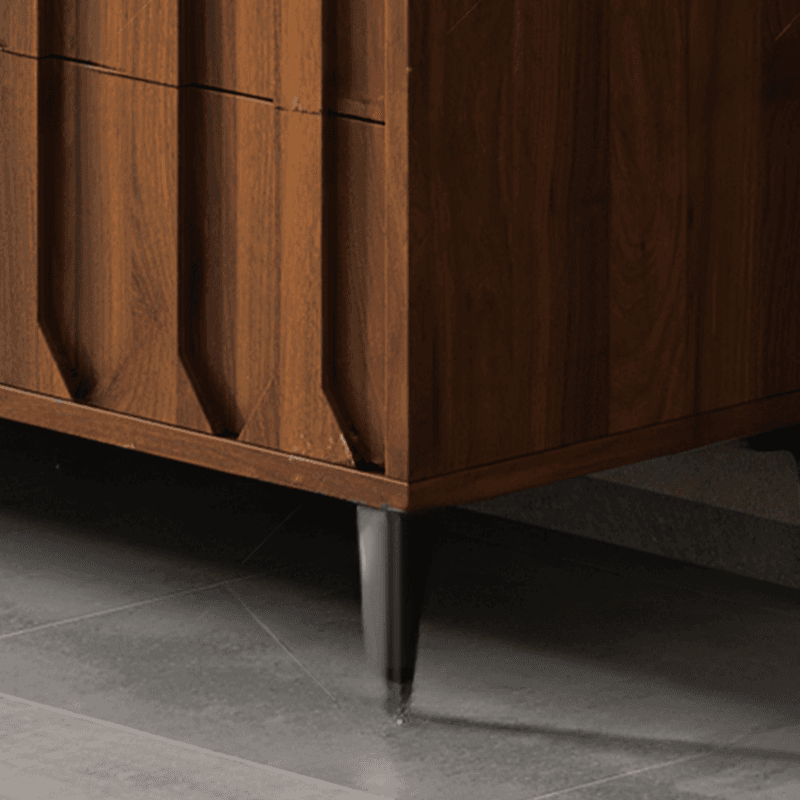 Simplistic Sideboard with 3 Drawers, Hutch, 2 Shelves, and Laminate Countertop Featuring 2 Doors/1 Door Cabinets - image 8