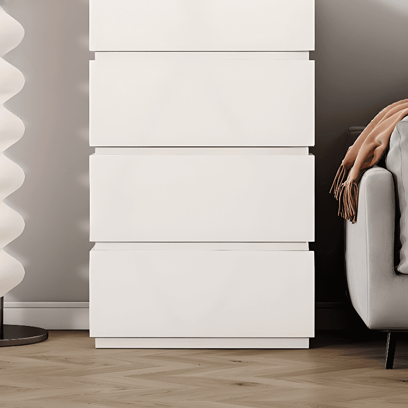 Trendy Rectangle Utility Cabinet with Manufactured Wood Countertop, Ink/White Top, and Soft Close Drawer - image 5