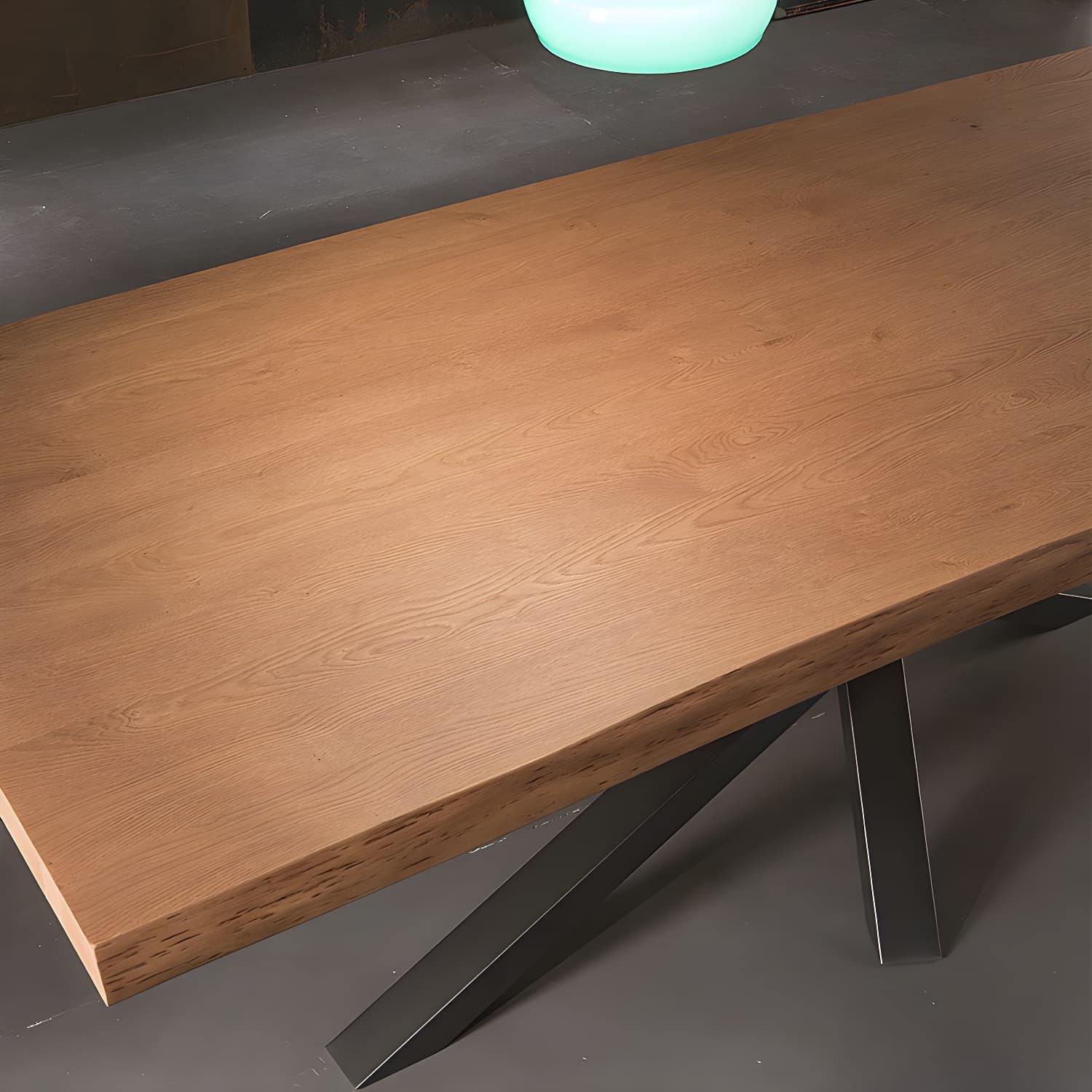 Rectangle Luxury Style Dining Table Solid Wood Fixed Table for Kitchen - image 6
