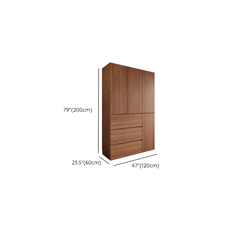 Acorn Minimalist Laminate Wardrobe Closet with 3-Drawer/6-Drawer, Soft Close Door, Interior Shelves, and Clothing Rod - image 6