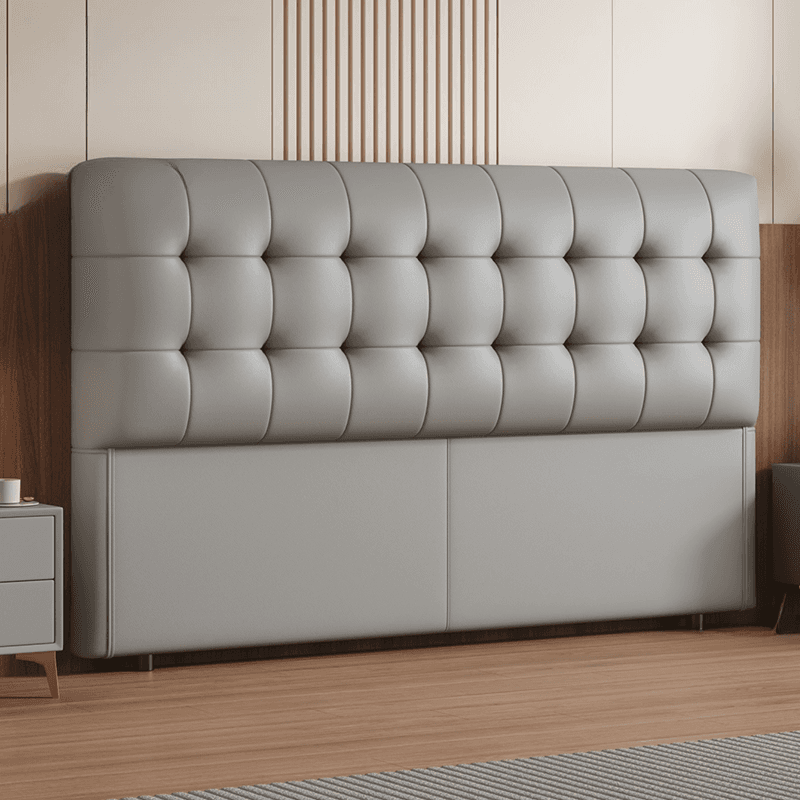 Trendy Panel Headboard with No Distressing, Piled Tufted Rectangle Design for King/Queen/Full Bed, Featuring Sponge Upholstery and Standard Height - image 6