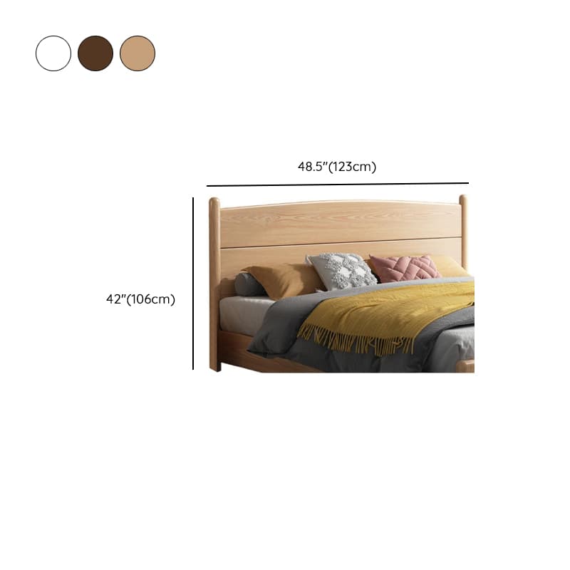 Modish Rubberwood Wingback/Panel Headboard in Rectangle/Camelback Shape for King/Queen/Full Bed, Free-standing Standard with No Distressing and Standard Height - image 10