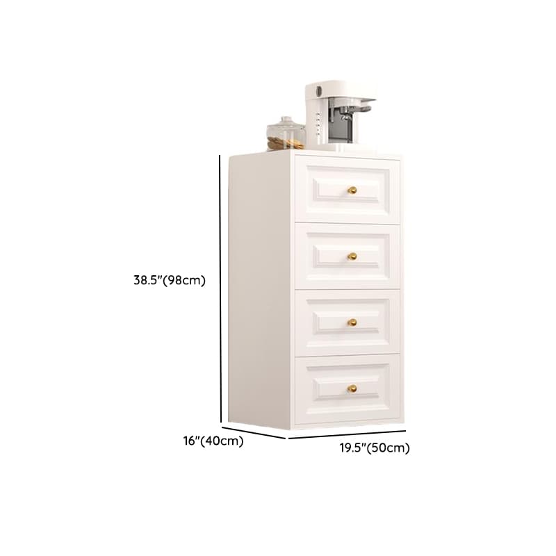 White Simple Iron Lingerie Chest/Bachelor Chest with 5/4/3 Drawers in Vertical/Horizontal Orientation - image 16