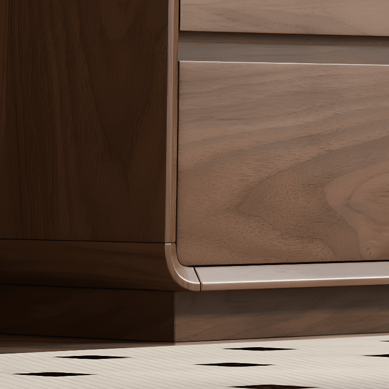 Cocoa Simplistic Natural Wood Bachelor Chest/Double Dresser with 6/9/5 Drawers in Horizontal/Vertical Orientation - image 6