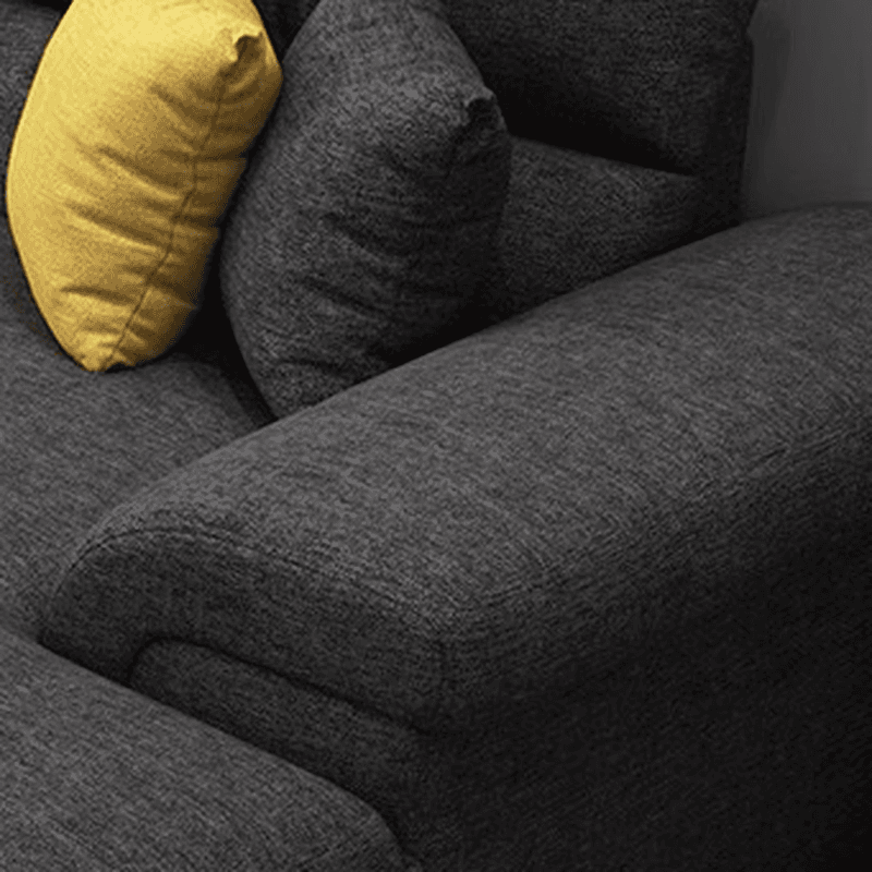 L-Shape Olive Green/Oatmeal/Midnight Black Right Upholstered Sofa Recliner in a Contemporary Style - image 12