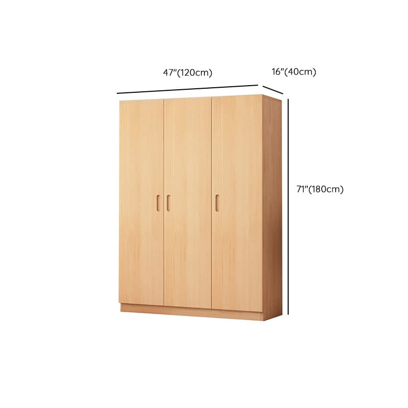 Freestanding Natural Wood Natural Wardrobe - image 12