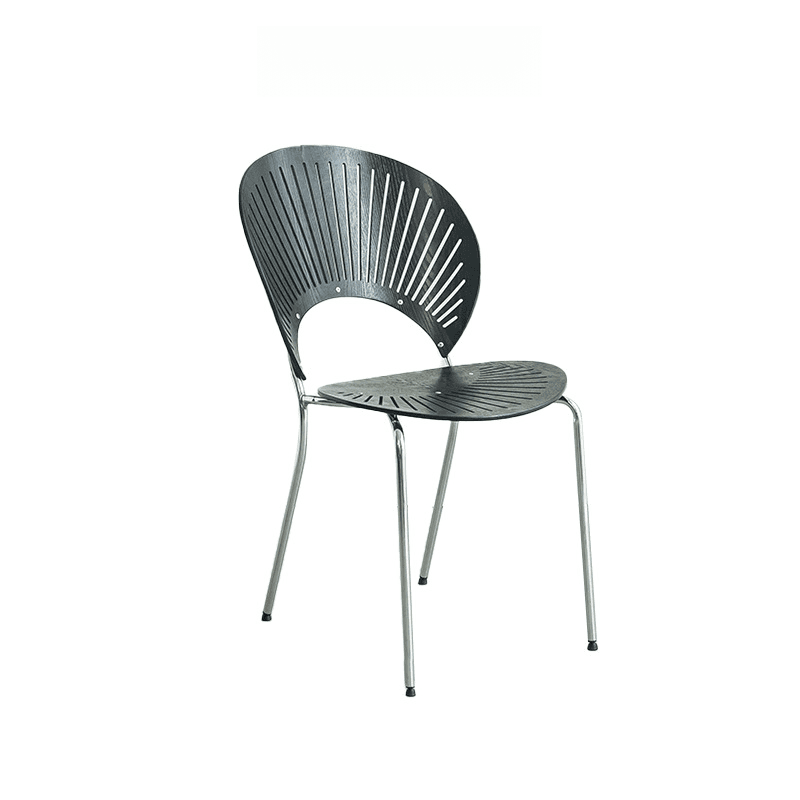 Dining Room Sturdy Side Chair with Outlined Frame and Foot Pads - image 16