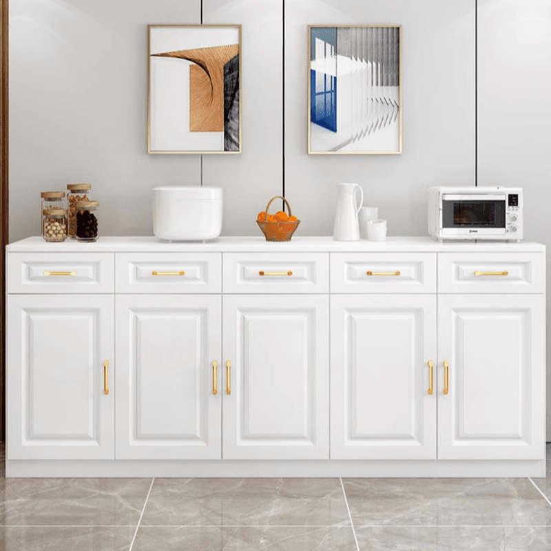 Modish Sideboard Composite Wood Standard/Narrow Kitchen Cupboards with 5 Drawers/4 Drawers/3 Drawers, 2 Shelves and 5 Doors/4 Doors/3 Doors - image 6