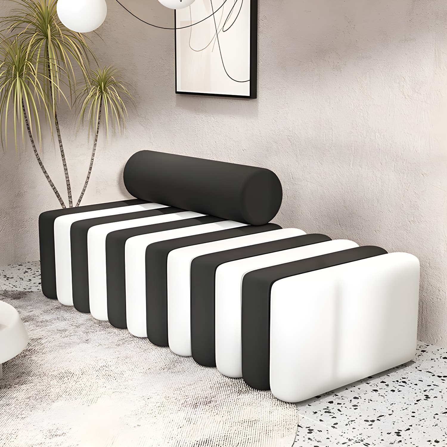 Velvet Contemporary Standard Sofa Armless Sofa for Living Room, Apartment - image 10