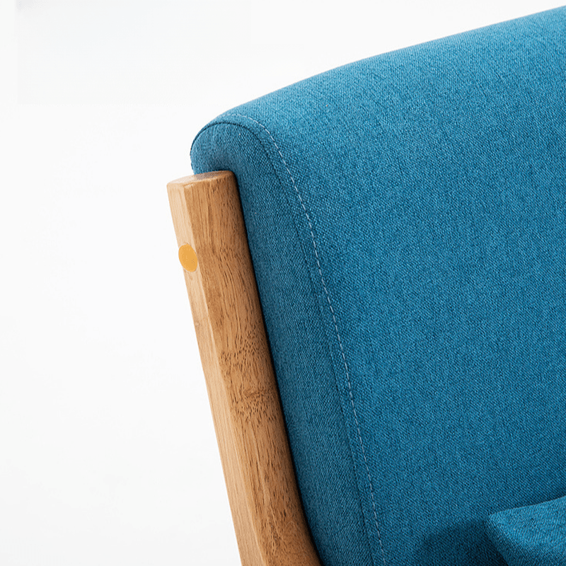 Casual Chalk/Cocoa/Azure Wood Rocking Chair Couch - image 18