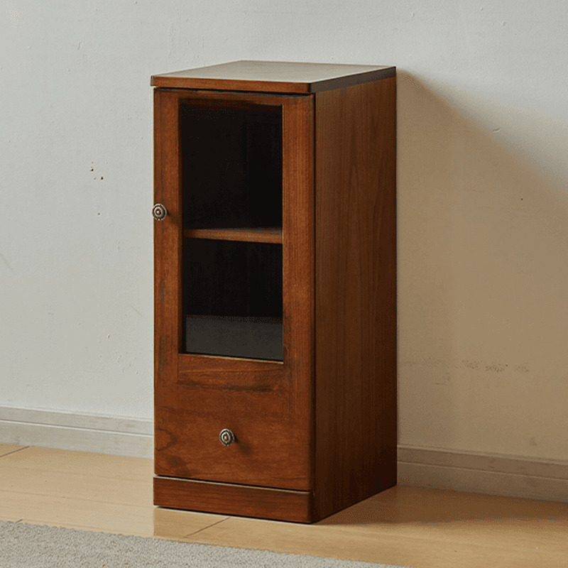 Modish Timber Console Dresser with 3/4/5 Drawers, Hutch Cabinets, and 2 Interior Shelves in Vertical Orientation
