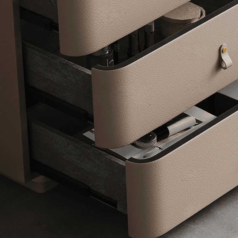 Tan Vanity Set with Scalable Telescopic and Push-Pull Features - image 7