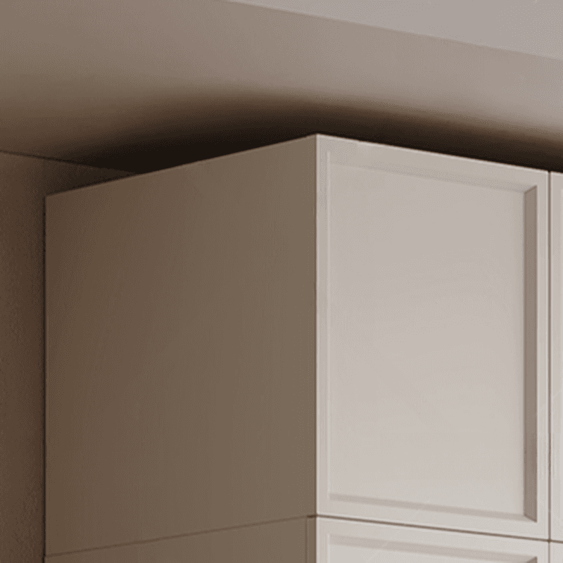 Casual Wooden Independent Armoire Cabinet with 3-Drawer, Interior Shelves, and Hanging Rod - image 4