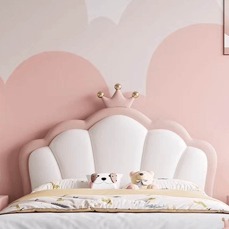 Minimalist Portman/Arched Wood Panel With Legs & Sponge Cushion for Full(54"W x 75"L)/King(76"W x 80"L)/Queen(60"W x 80"L) Bed, Standard（36-55“） - image 4