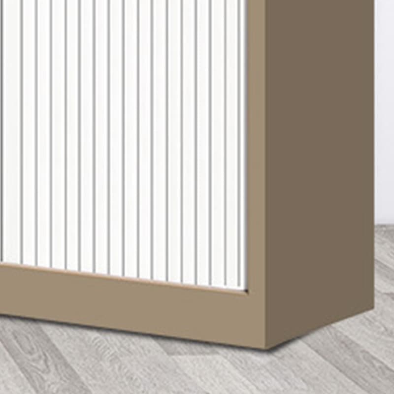 Steel Detached Rainproof Lockable Accent Cabinet with Sliding Door - image 11