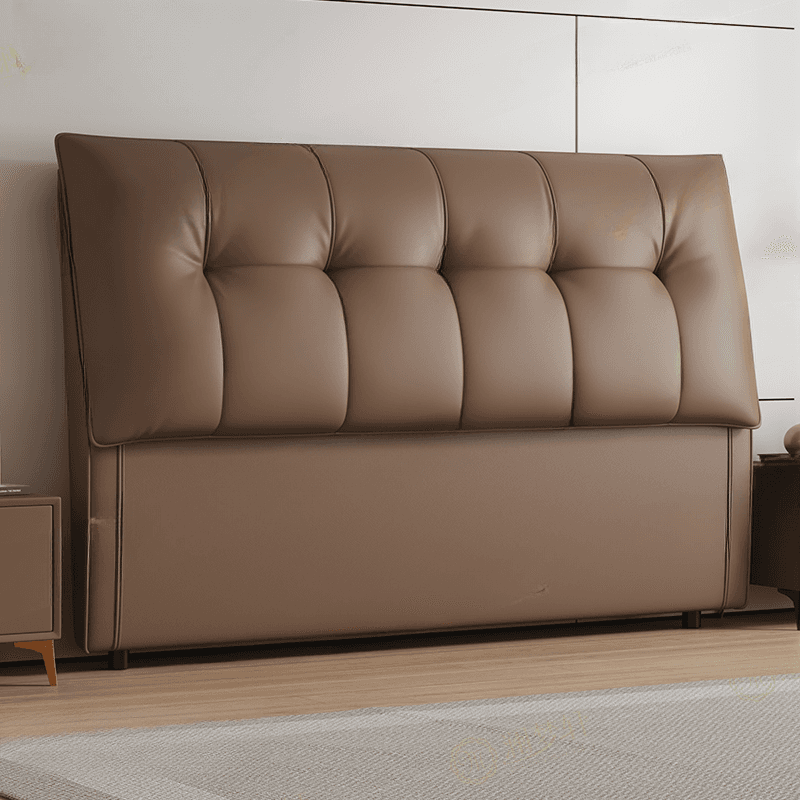 Trendy Panel Headboard with No Distressing, Piled Tufted Rectangle Design for King/Queen/Full Bed, Featuring Sponge Upholstery and Standard Height - image 3