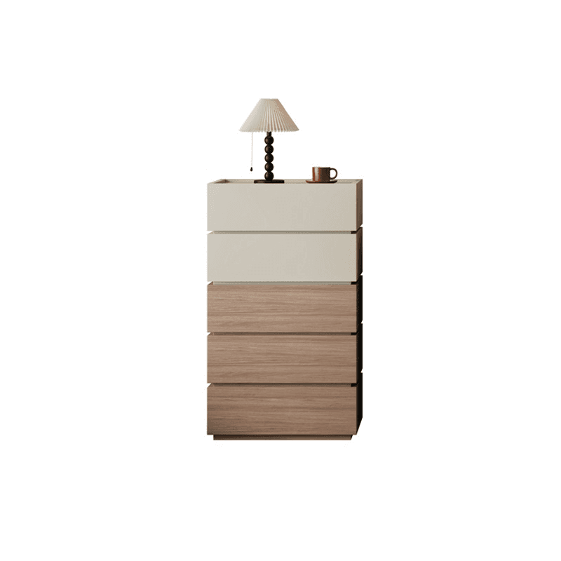 Modern Simple Style Timber Double Dresser/Semainier with 8 Drawers/5 Drawers, Vertical/Horizontal - image 5