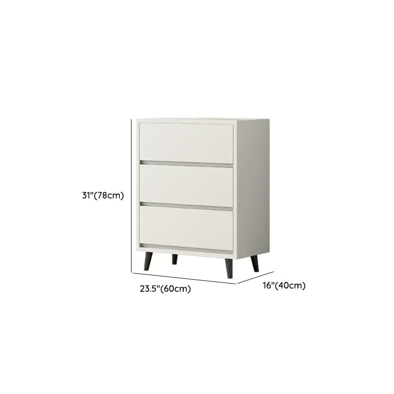 White Simple Raw Wood Console Dresser/Lingerie Chest/Bachelor Chest with 6/4/8 Drawers in Horizontal/Vertical Orientation - image 18
