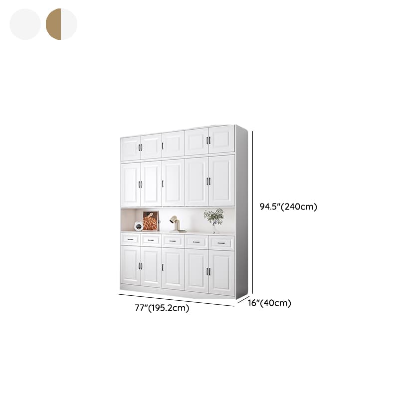 Wood Contemporary Storage Cabinet Buffet Sideboard with Drawers for Home Use - image 27