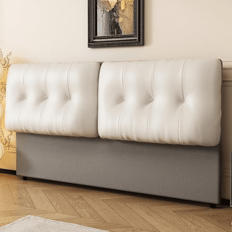 Simple No Distressing Queen(60"W x 80"L)/Full(54"W x 75"L)/Twin XL(38"W x 80"L) Standard（36-55“） Rectangular Decorative-stitched Panel Headboard with Cotton Filling - image 5