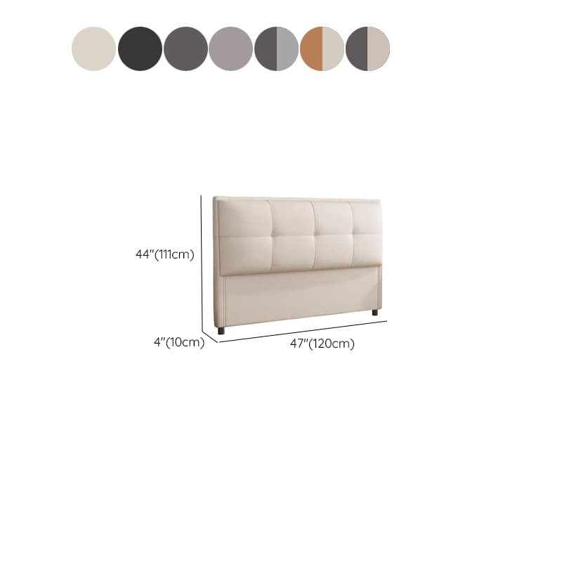 Simplistic Style Panel Headboard with No Distressing, Piled Tufted Rectangular Design for Twin/Queen/Full Bed, Featuring Sponge Upholstery and Standard Height - image 11