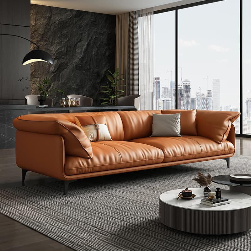 Casual Water Resistant Solid Color Sofa Couch in Grey/Citrus Color/Off-White, Flexible Seating for 4-seater/3-seater/for 2 - image 17