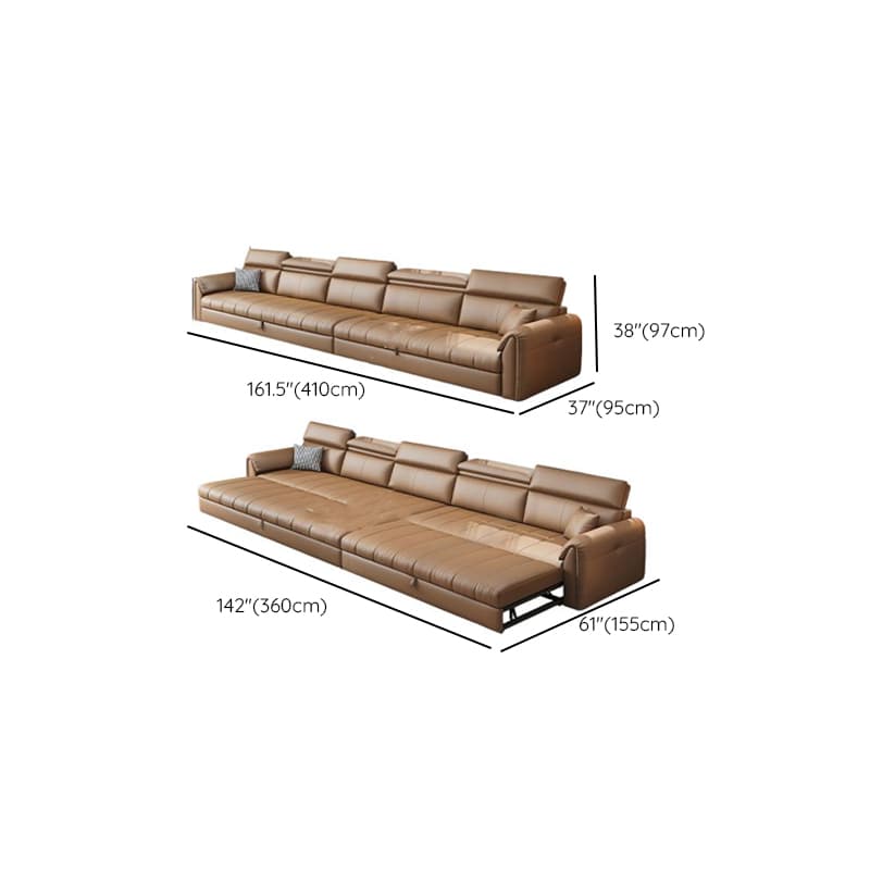 Coffee L-Shape/Straight Right Hand Facing/Horizontal Sofa Chaise/Convertible Sofa with Under-seat-storage for Seats 5/Seats 2/for 6 - image 18