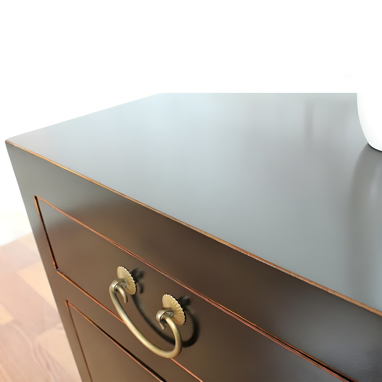 Solid Wood Nightstand with Cabinet 27.5"Tall 1 - Drawer Nightstand - image 12