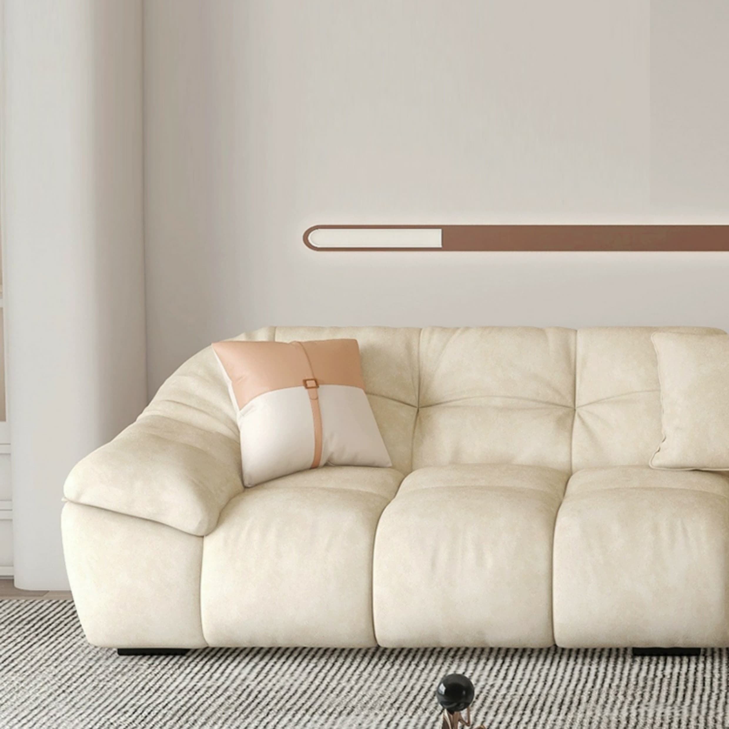 Comfortable Polyester Blend Showcase Sectional Sofa for Contemporary Home Decor - image 10