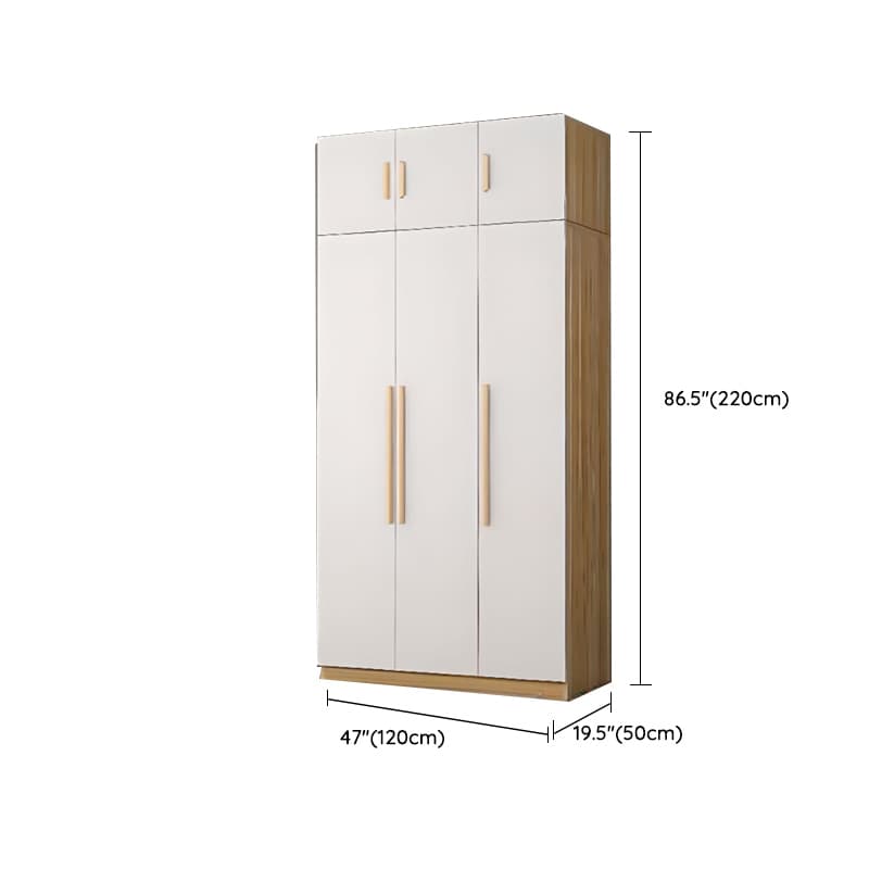 Modern Timber Detached Wardrobe with Soft Close Drawer, Soft Close Door, Interior Shelves & Clothing Rod - image 37