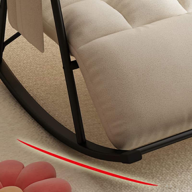 Stylish and Modern Upholstered Rocking Chair for Home Decor - Comfortable Seating with Track Arms - image 17