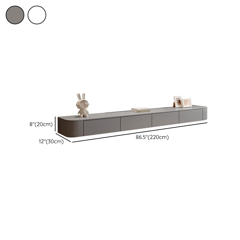 Modern Wall-Mounted Wood TV Console with Drawers and Cable Management - image 20