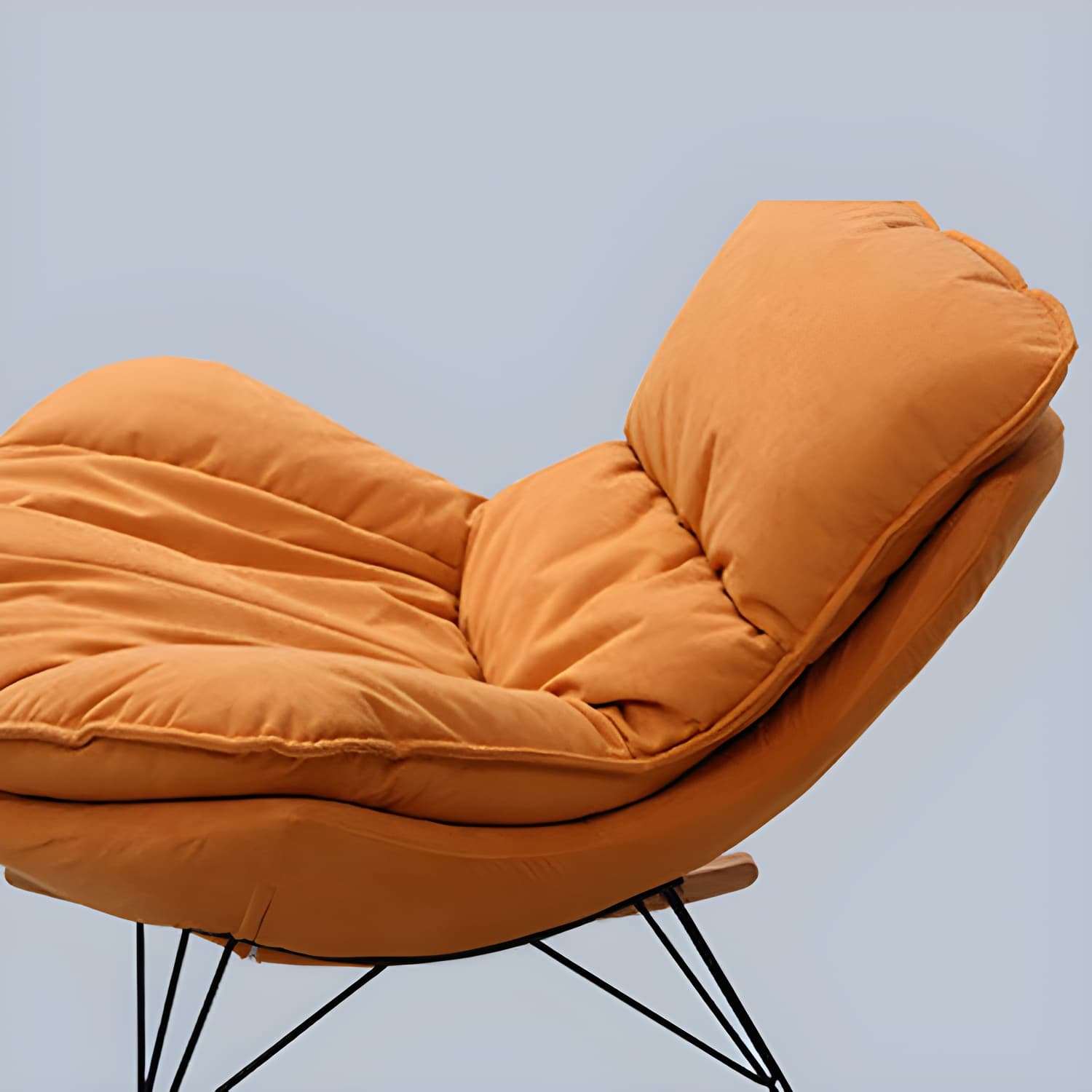 Modern Style Rocking Chair Indoor Mother Feeding Sofa Rocking Chair with Ottoman - image 10