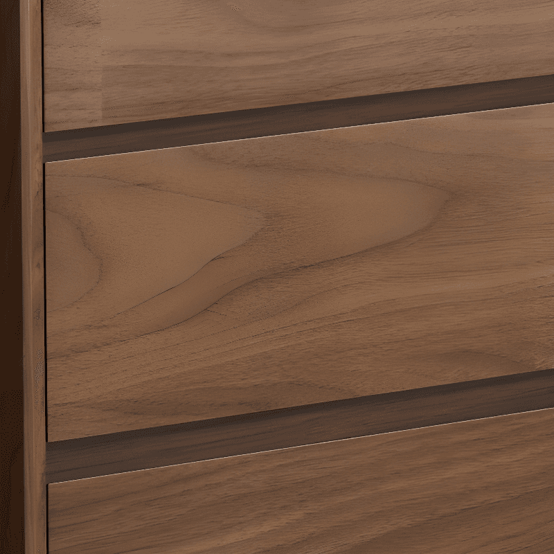 Trendy Sepia Bleached Wood Horizontal/Vertical Console Dresser/Semainier with 9 Drawers/5 Drawers/6 Drawers - image 6