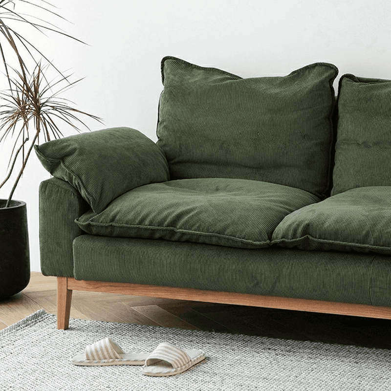Contemporary Seats 2/1 Person Straight/L-Shaped Horizontal Left Sofa Couch /Chaise with Natural Wood Frame - image 14