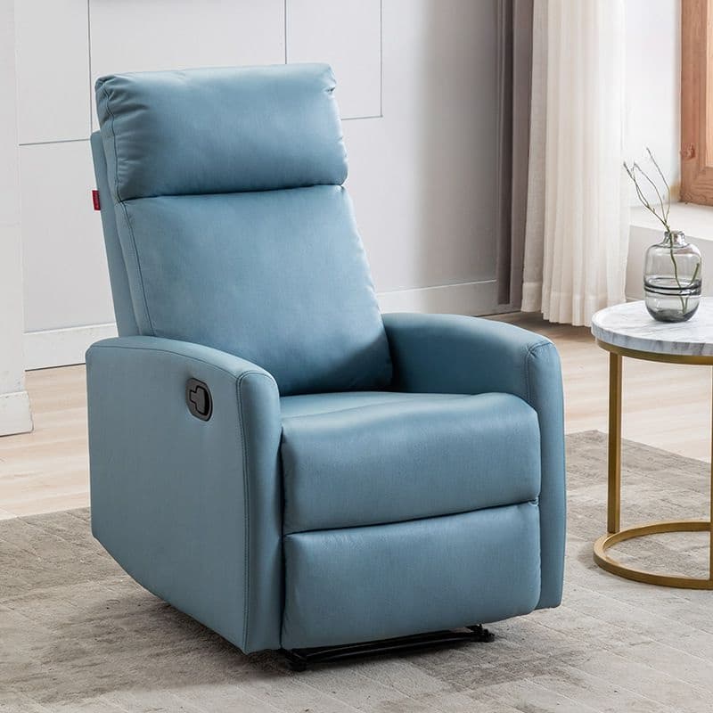 Ergonomic Rotatable Stationary Living Room Rocking Chair with Back