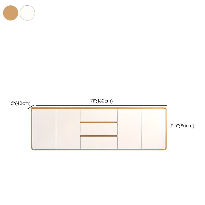 Narrow/Standard/Wide Lumber 2 Drawers/3 Drawers Locker Variable Shelf 4 Doors/2 Doors/3 Doors Functional Storage Cabinet Sideboard - image 12