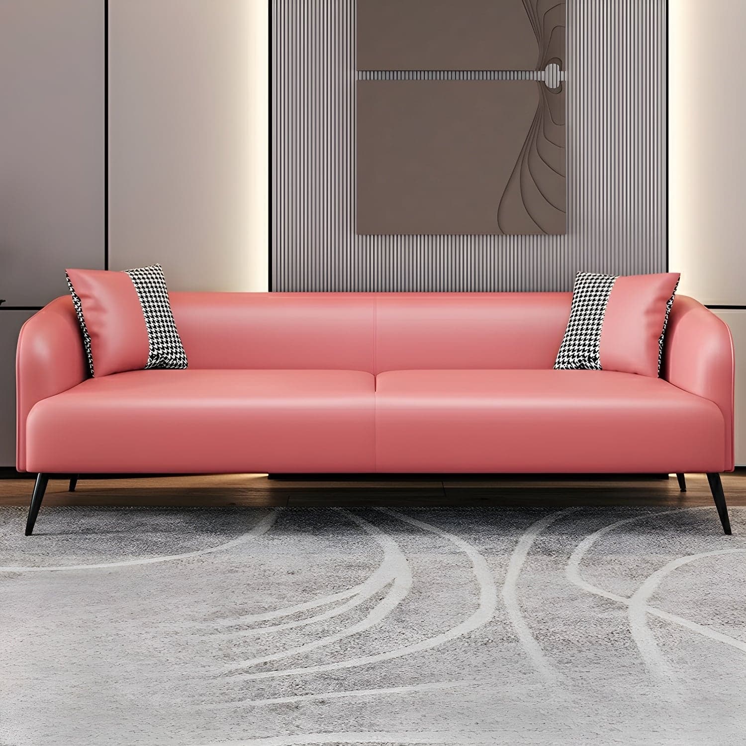 3-Seater Modern 69" L Standard Sofa with Tight Back for Living Room - image 11