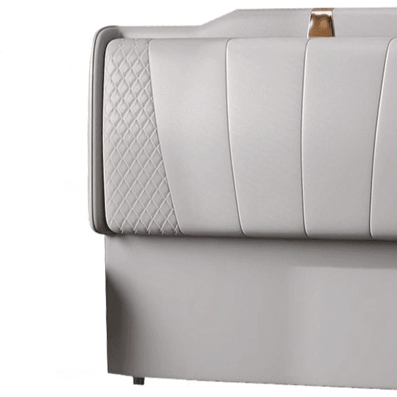 Art Deco Rectangular Wingback Timber Sponge headboard, With Legs, Size Full(54"W x 75"L), height Standard（36-55“） - image 13