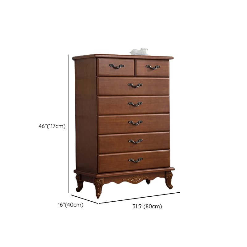 Victorian Style Detached Decorative Cabinet for Sitting Room, Rainproof with 4-6 Drawers and Cabriole Leg - image 19