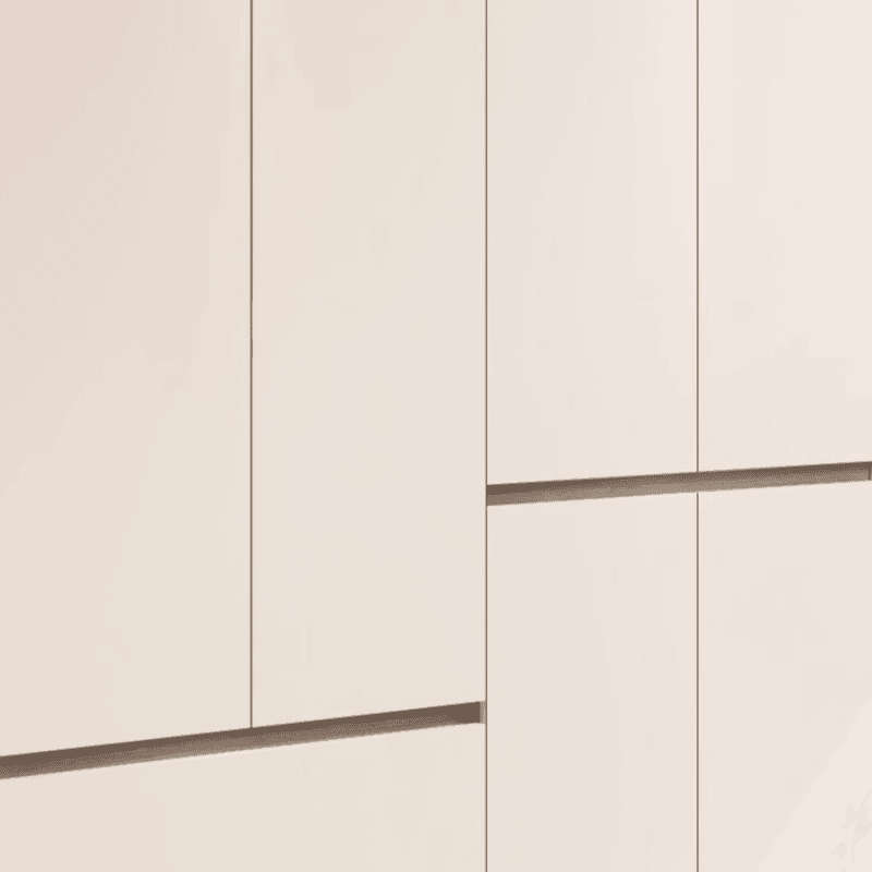 Beige Modish Armoire Cabinet in Manufactured Wood with Soft Close Drawer, Soft Close Door, Interior Shelves, and Clothing Rod - image 8