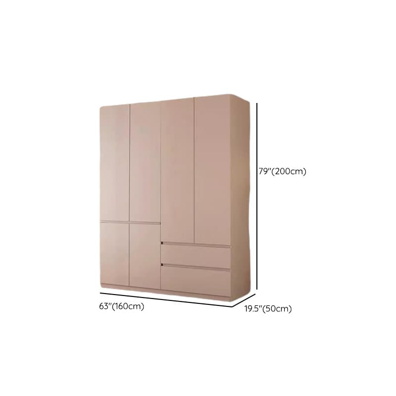 Modish Manufactured Wood Independent Armoire Cabinet with Soft Close Drawer, Soft Close Door, Interior Shelves, and Clothing Rod - image 17