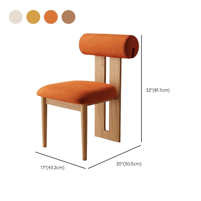 Casual Ash Side Chair with Slatted Back and Upholstered Seat - image 25